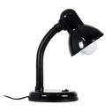 Flexi Desk Black - Επιτραπέζιο Φωτιστικό Μονόφωτο E27 Μαύρο (12 x 12 x 32 cm) VenCore
