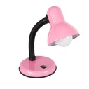 Flexi Desk Pink - Table Desk Lamp Single-Light E27 Pink Metal Bell Shade (Ø12 x W12 x H32 cm) - VenCore