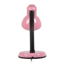 Flexi Desk Pink - Table Desk Lamp Single-Light E27 Pink Metal Bell Shade (Ø12 x W12 x H32 cm) - VenCore