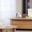 Flexi Desk White - Table Single-Light E27 White Bell Lamp (VenCore)