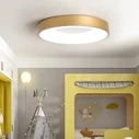 Gold Aura - Πλαφονιέρα Μονόφωτο LED 75W Χρυσό Minimal (45x45x8.5cm) VenCore