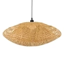 Sunny Shell - Κρεμαστό Μονόφωτο E27 Boho Μπαμπού Φυσικό Πλέγμα