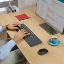 Logitech MK235 - Ασύρματο Σετ Πληκτρολόγιο & Ποντίκι USB - Αγγλικό US - Μαύρο
