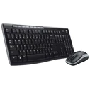 Logitech MK270 - Ασύρματο Σετ Πληκτρολόγιο και Ποντίκι USB (US) - Μαύρο