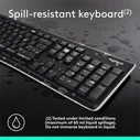 Logitech MK270 - Ασύρματο Σετ Πληκτρολόγιο και Ποντίκι USB (US) - Μαύρο