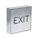 Φωτιστικό Αλουμινίου LED EXIT με Επαναφορτιζόμενη Μπαταρία - Πράσινο (VenCore 15657)