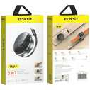 AWEI W27 15W 3-in-1 Induction Charger MagSafe for phone, watch with USB-C Fast Charging cable black