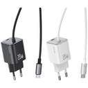 USAMS JC Series CC261 20W GaN Mini Fast Charger 2xUSB-C white