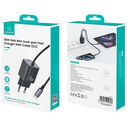 USAMS JC Series CC261 20W GaN Mini Fast Charger 2xUSB-C white