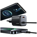 USAMS JC Series CC261 20W GaN Mini Fast Charger 2xUSB-C black