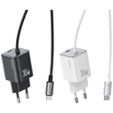 USAMS JC Series CC264 30W GaN Mini Fast Charge 2xUSB-C White Wall Charger