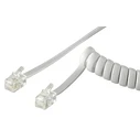 Καλώδιο Τηλεφώνου 68601 Spiral Rj10 4p4c Goobay Cca 4m Λευκό
