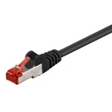 Goobay S/FTP Cat.6 (Gigabit) Καλώδιο Δικτύου Ethernet 3m Μαύρο 68698