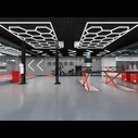 StrataBeam - Διακοσμητικό LED Φωτιστικό Πάνελ Οροφής Πολυγωνικού Σχεδιασμού 534W 6500K VenCore (M484.0 x Π243.3 x Υ2cm)