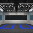 SkyFold - Decorative Polygonal LED Ceiling Panel with Internal Patterns 384W 6500K (VenCore 110-210-015)