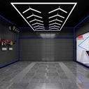 SkyFold - Decorative Polygonal LED Ceiling Panel with Internal Patterns 384W 6500K (VenCore 110-210-015)