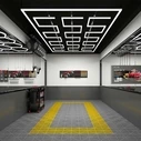 ZenithTrace - Decorative LED Ceiling Panel Polygonal Design with Internal Patterns 484.0 x 243.3 x 2 cm 552W 110-240V Cold White 6500K VenCore