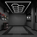 LightMatrix - Διακοσμητικό LED Φωτιστικό Πάνελ Οροφής Πολυγωνικού Σχεδιασμού VenCore (886W, 6500K)