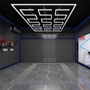 ZenithTrace - Decorative LED Ceiling Panel Polygonal Design with Internal Patterns 484.0 x 243.3 x 2 cm 552W 110-240V Cold White 6500K VenCore