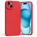 Mercury MagSafe Semi-Silicone Case Apple iPhone 15 Plus red