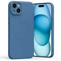 Mercury MagSafe Semi-Silicone Case Apple iPhone 15 Plus blue