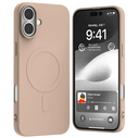 Mercury MagSafe Semi-Silicone Case Apple iPhone 16 Plus pink sandy