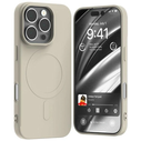 Mercury MagSafe Semi-Silicone Case Apple iPhone 16 Pro stone