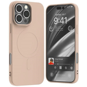 Mercury MagSafe Semi-Silicone Case Apple iPhone 16 Pro Max pink sandy