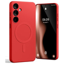 Mercury MagSafe Semi-Silicone Case Samsung Galaxy S24 FE red