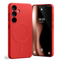 Mercury MagSafe Semi-Silicone Case Samsung Galaxy S25 red