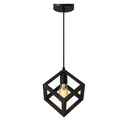 VenCore Cube 6089-10002 - Φωτιστικό Οροφής Κρεμαστό Μονόφωτο Μαύρο Μεταλλικό