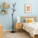 VenCore Arbor Black 5520-10001 - Metal Coat Rack Black 37 x 37 x 171 cm