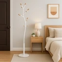 VenCore Arbor White 5520-10002 - Metal Coat Rack / Coat Stand White 37x37x171 cm
