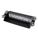 VenCore 6855-10008 - LED Windshield Light Bar with Suction Cups, Dual-Color Red-Blue Emergency Light, 12V
