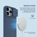 Θήκη Κινητού Nillkin CamShield Silky Magnetic Silicone για iPhone 15 Pro, μαύρη