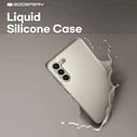 Mercury Silicone Case Apple iPhone 15 Pro Max light gray