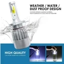 Ζεύγος Λαμπτήρων LED VenCore H9 C6 7200lm (3600+3600) 6000K 12-24V