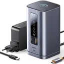 Baseus Spacemate RD1 11‑σε‑1 USB‑C Docking Station με 2xHDMI 4K@60Hz, 2xDP 4K@60Hz, RJ45, PD100W (Γκρί)