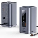 Baseus Spacemate RD1 11‑σε‑1 USB‑C Docking Station με 2xHDMI 4K@60Hz, 2xDP 4K@60Hz, RJ45, PD100W (Γκρί)