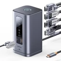 Baseus Spacemate RD1 11‑σε‑1 USB‑C Docking Station με 2xHDMI 4K@60Hz, 2xDP 4K@60Hz, RJ45, PD100W (Γκρί)