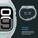 Case with strap Spigen Liquid Air Pro Apple Watch 10 / 11 46mm Grey