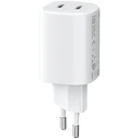 Xiaomi Φορτιστής Χωρίς Καλώδιο με 2 Θύρες USB-C 45W Power Delivery Λευκός (BHR087OEU)