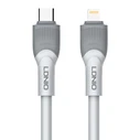Καλώδιο Lightning Ldnio σε USB-C LC601I, 30W PD, 1m, γκρι