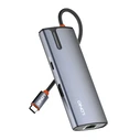 Docking Station Ldnio Ds-16H, 6 Θυρών, USB-C Σύνδεση, 4K, 100W Pd, Γκρι