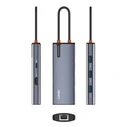 Docking Station Ldnio Ds-16H, 6 Θυρών, USB-C Σύνδεση, 4K, 100W Pd, Γκρι
