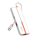 Docking Station Ldnio Ds-26H, 6 Θυρών, USB-C Σύνδεση, 4K, 100W Pd, Λευκό