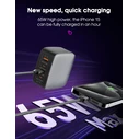 Ldnio USB 2.0 Cable USB-C male - USB-C 65W Γκρι 1m