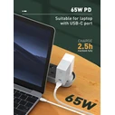 Καλώδιο USB-C Ldnio Σε USB-C Lc131C, 65W Pd, 1M, Λευκό