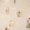VenCore Fairy Lights Γιρλάντα 20m 200 LED Θερμό Λευκό 2200K (Διαφανές Καλώδιο, IP65)