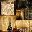 VenCore 7042-10003 - Fairy Curtain Lights 3x1m 120 LED 2200K (Transparent Cable)